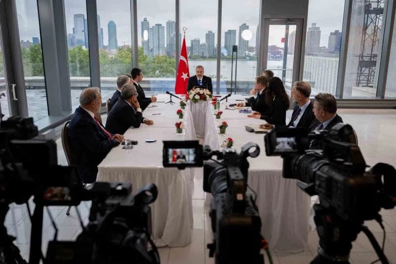 Dışişleri Bakanı Hakan Fidan, BM 81. Genel Kurulu sonrası basın açıklaması gerçekleştirdi.