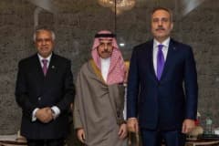 Dışişleri Bakanı Hakan Fidan, New York'ta Ortak Savunma için Mekke Anlaşması Dışişleri Bakanları Toplantısında konuşma y