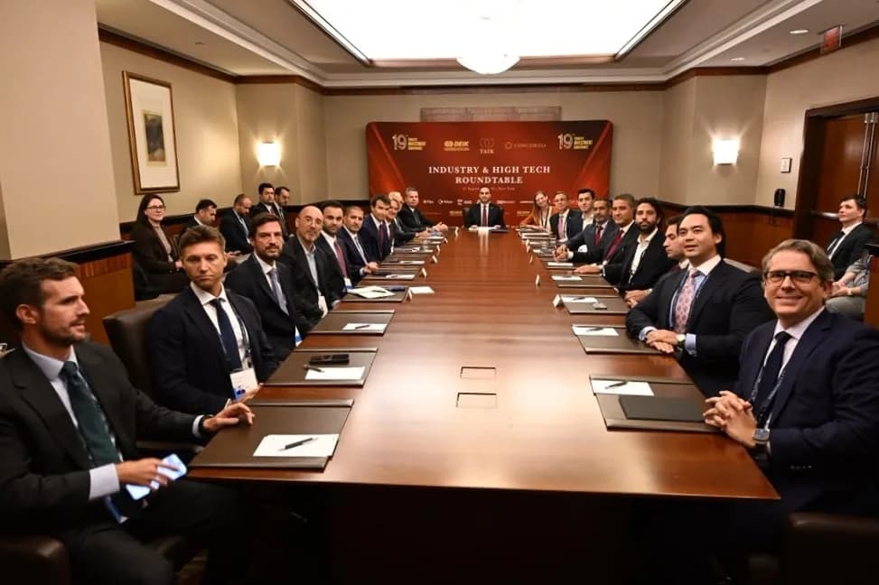 Sanayi ve Teknoloji Bakanı Mehmet Fatih Kacır, New York'ta düzenlenen Sanayi ve Yüksek Teknoloji Yuvarlak Masa Toplantıs