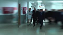 Manisa Turgutlu'da yaralı öğrencileri ziyaret eden İçişleri Bakanı Mustafa Çiftçi ve Milli Eğitim Bakanı Yusuf Tekin