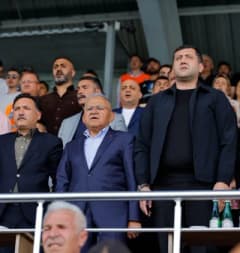 Baki Ersoy, Erciyes 38 Futbol Spor Kulübü'nün maç sonrası açıklama yaparken