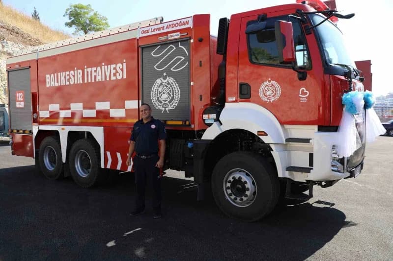 Başkan Akın’dan kahraman itfaiyecilere anlamlı jest