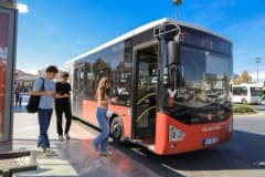 Balıkesir Toplu Taşıma AŞ otobüsü ve Akıllı Balkart ile öğrenci ulaşımı
