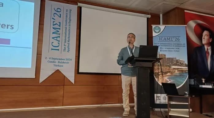 Balıkesir Üniversitesi tarafından düzenlenen 4. Uluslararası Mühendislikte Uygulamalı Matematik Konferansı Ayvalık’ta ge