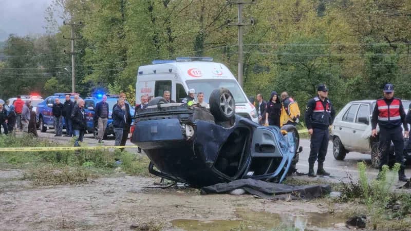 Kumluca'daki kazada 1 kişi ölürken 6 kişi yaralandı
