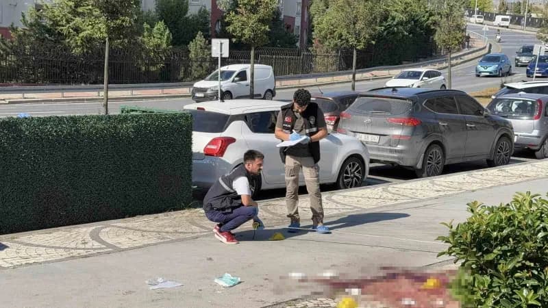 Başakşehir'de parkta iki grup arasında çıkan silahlı kavgada 2 kişi yaralandı. Kavga anları cep telefonu kamerasına yans