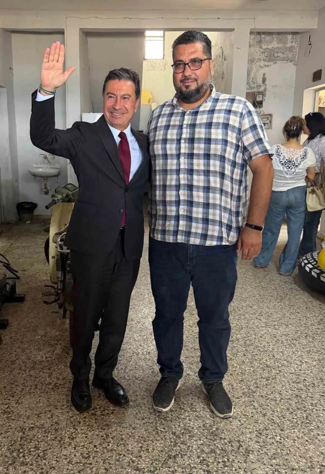Muğla Büyükşehir Belediye Başkanı Ahmet Aras, Suriye ziyaretinde Lazkiye'nin kuzeyinde bulunan ve Türkmen nüfusunun yoğu