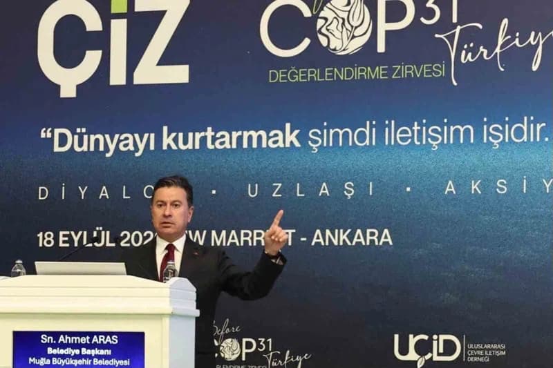 Kıyı Belediyeler Birliği ve Muğla Büyükşehir Belediye Başkanı Ahmet Aras, Uluslararası Çevre İletişim Derneği (UÇİD) tar