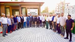 AK Parti Adıyaman İl Başkanı Ekrem Çadır muhtarlarla toplantıda
