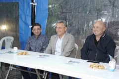 İlkadım Belediye Başkanı İhsan Kurnaz, Baruthane Mahallesi sakinleriyle sohbet programında bir arada
