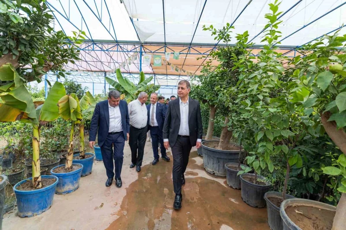 Başkan Cemil Tugay Bayındır’da mahalle ziyaretinde vatandaşlarla sohbet ediyor