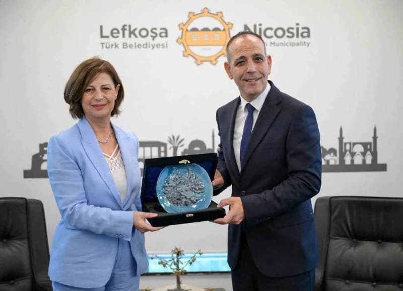 Eskişehir Büyükşehir Belediye Başkanı Ayşe Ünlüce, Kuzey Kıbrıs Türk Cumhuriyeti’nde (KKTC) Eskişehir ile KKTC arasındak