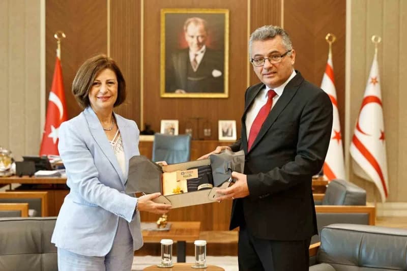 Eskişehir Büyükşehir Belediye Başkanı Ayşe Ünlüce, Kuzey Kıbrıs Türk Cumhuriyeti’nde (KKTC) Eskişehir ile KKTC arasındak