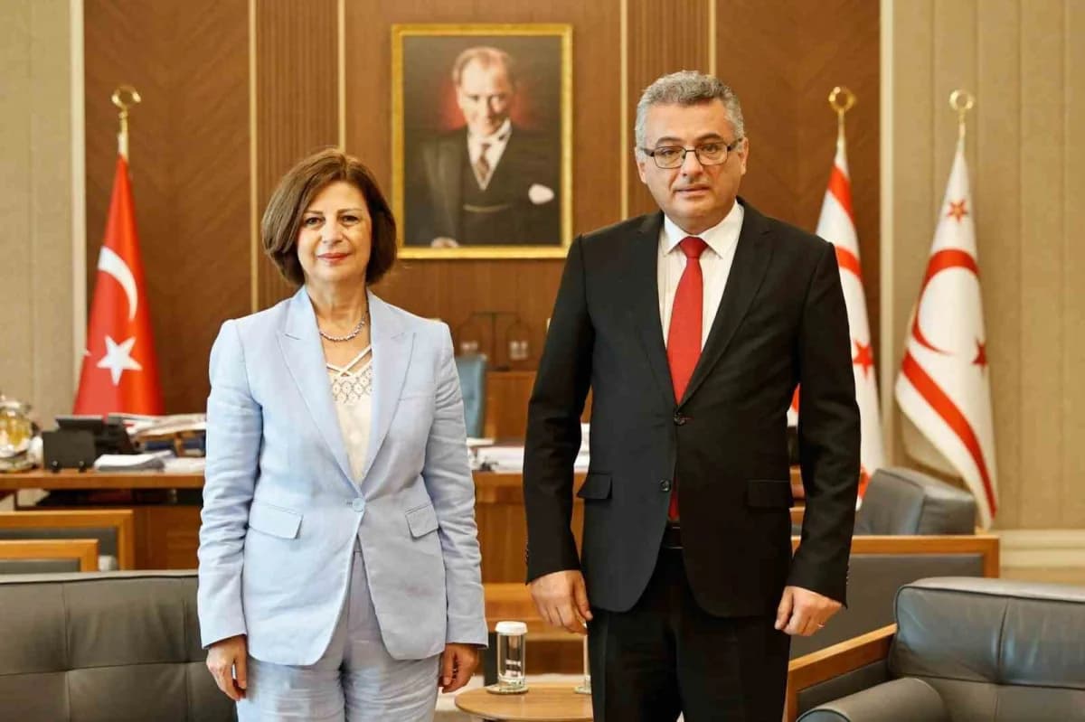 Başkan Ayşe Ünlüce, KKTC’de Cumhurbaşkanı ve yerel yöneticilerle görüşmeler yaparken