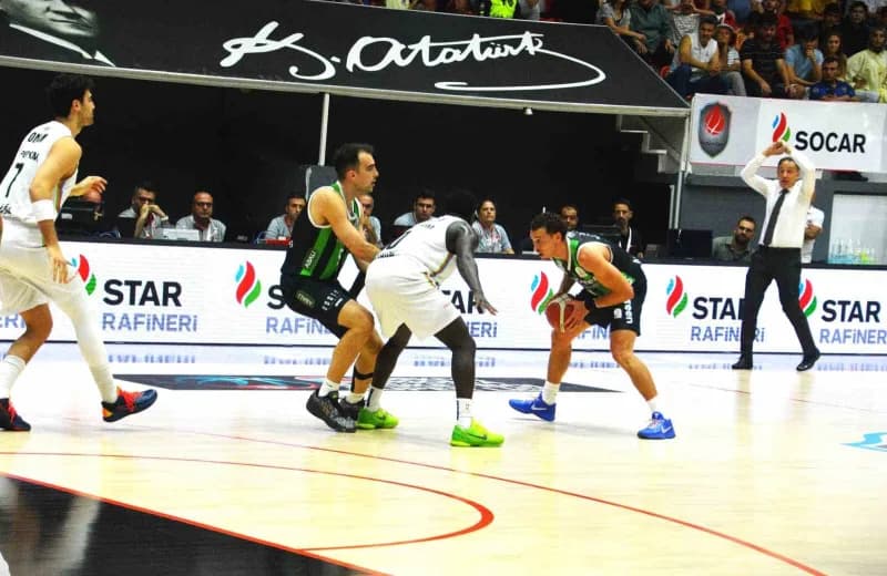 Türkiye Sigorta Basketbol Süper Ligi ilk haftasında Aliağa Petkimspor, sahasında Yukatel Denizli Basket'i 85-81 mağlup e