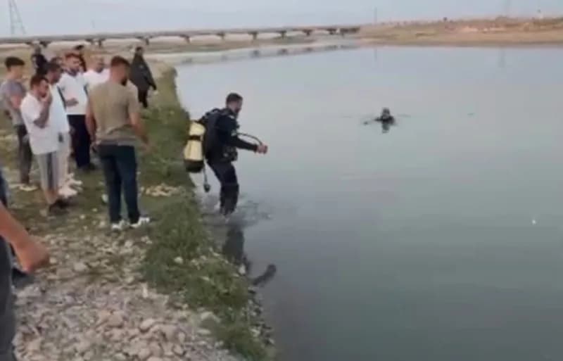 Batman Çayı’nda dalgıç ekiplerin kız çocuğunu arama kurtarma çalışması yapması