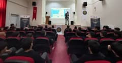 Bayburt Anadolu İmam Hatip Lisesinde Kudüs ve Mescid-i Aksa bilinci programından bir kare
