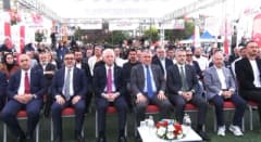 Bayrampaşa’da yapılacak modern spor tesislerinin temel atma töreninden görüntü