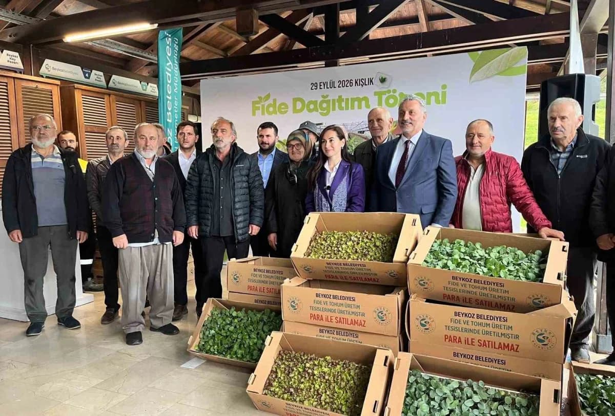 Beykoz Belediyesi tarafından Cumhuriyetköy Fide Üretim Merkezi’nde öz kaynaklarla tohumdan fideye yetiştirilen 625 bin a