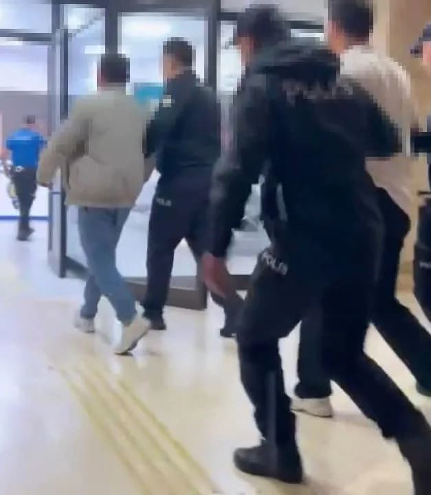 Kavgaya karışanlar polis ekipleri tarafından yakalanarak gözaltına alındı