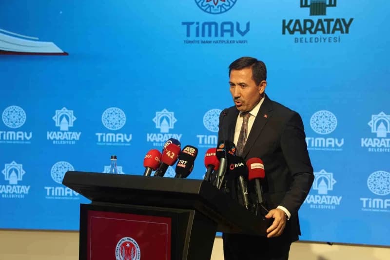 Karatay Belediye Başkanı Hasan Kılca konuşma yaptı
