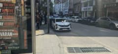 Bilecik Tevfikbey Caddesi'nde minibüs sürücülerine ayrılan park alanı ve çevresi