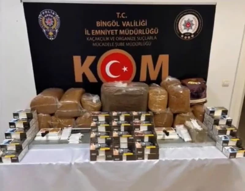 Bingöl’de 11-18 Eylül tarihleri arasında polis ekiplerince gerçekleştirilen çalışmalarda 30 şüpheli yakalanırken, uyuştu