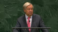 Antonio Guterres, BM Genel Kurulu’nda son kez konuşma yaparken