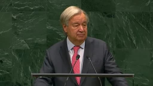 Antonio Guterres, BM Genel Kurulu’nda son kez konuşma yaparken