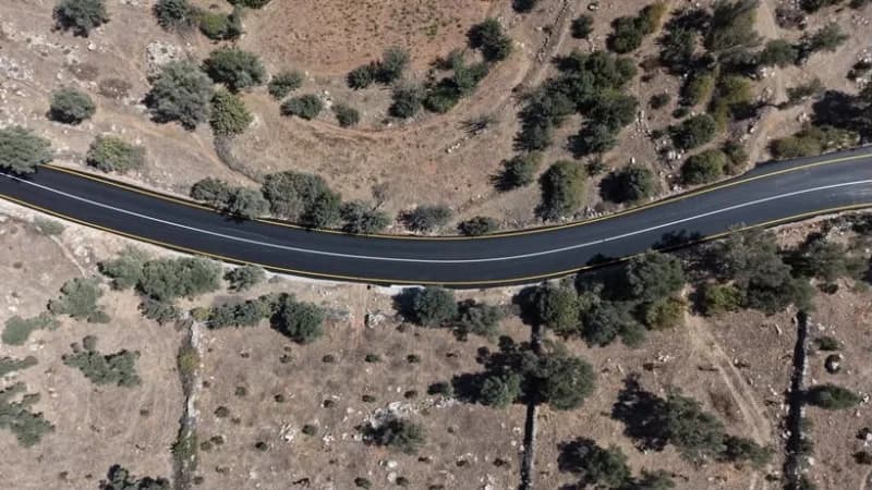 Bodrum'da Çamlık'ın yolları yenilendi