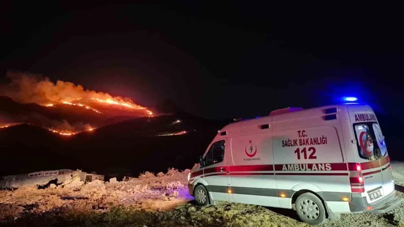 Bodrum'da makilik alanda yangın: "Alevler rüzgarla hızla yayıldı"