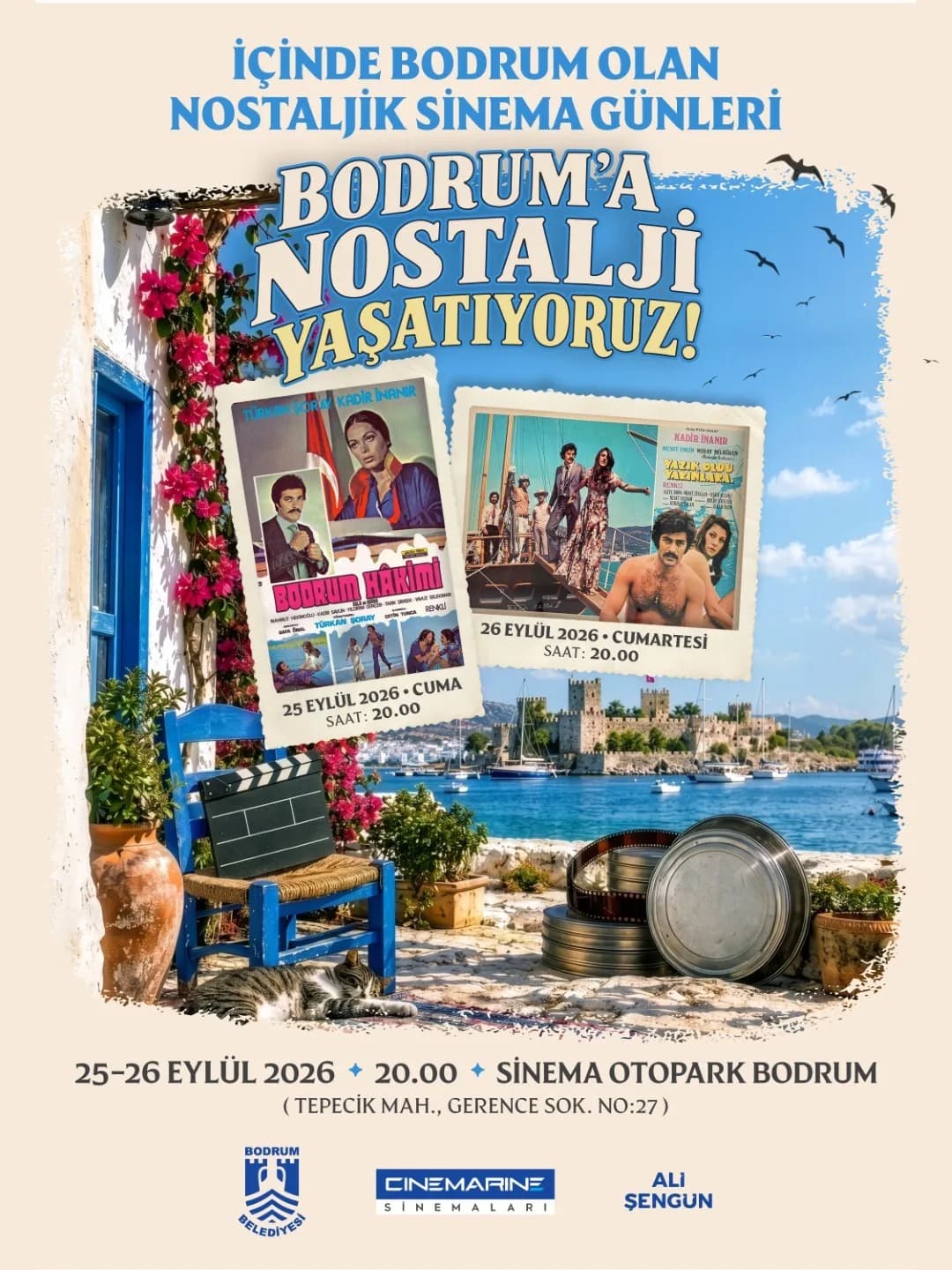 Bodrum’a Nostaljik Sinema Günleri düzenleniyor