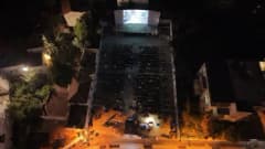 Bodrum’da tarihi Yeni Sinema alanında düzenlenen Nostaljik Sinema Günleri etkinliğinden bir kare