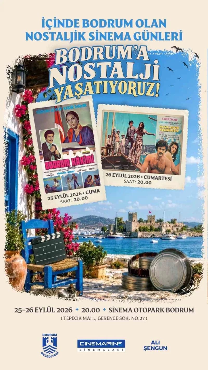 Bodrum’a Nostaljik Sinema Günleri düzenleniyor