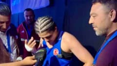 Türkiye Boks Federasyonu Başkanı Suat Hekimoğlu ve Cumhurbaşkanı Recep Tayyip Erdoğan arasında telefon görüşmesi
