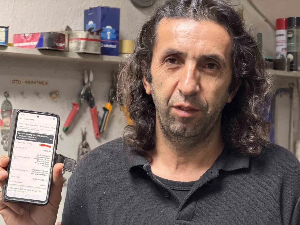 Bolu'da yaşayan 52 yaşındaki Mustafa Bingöl, Ankara'da üniversite okuyan oğlunun kullandığı aracına Mardin'den Gelen 40