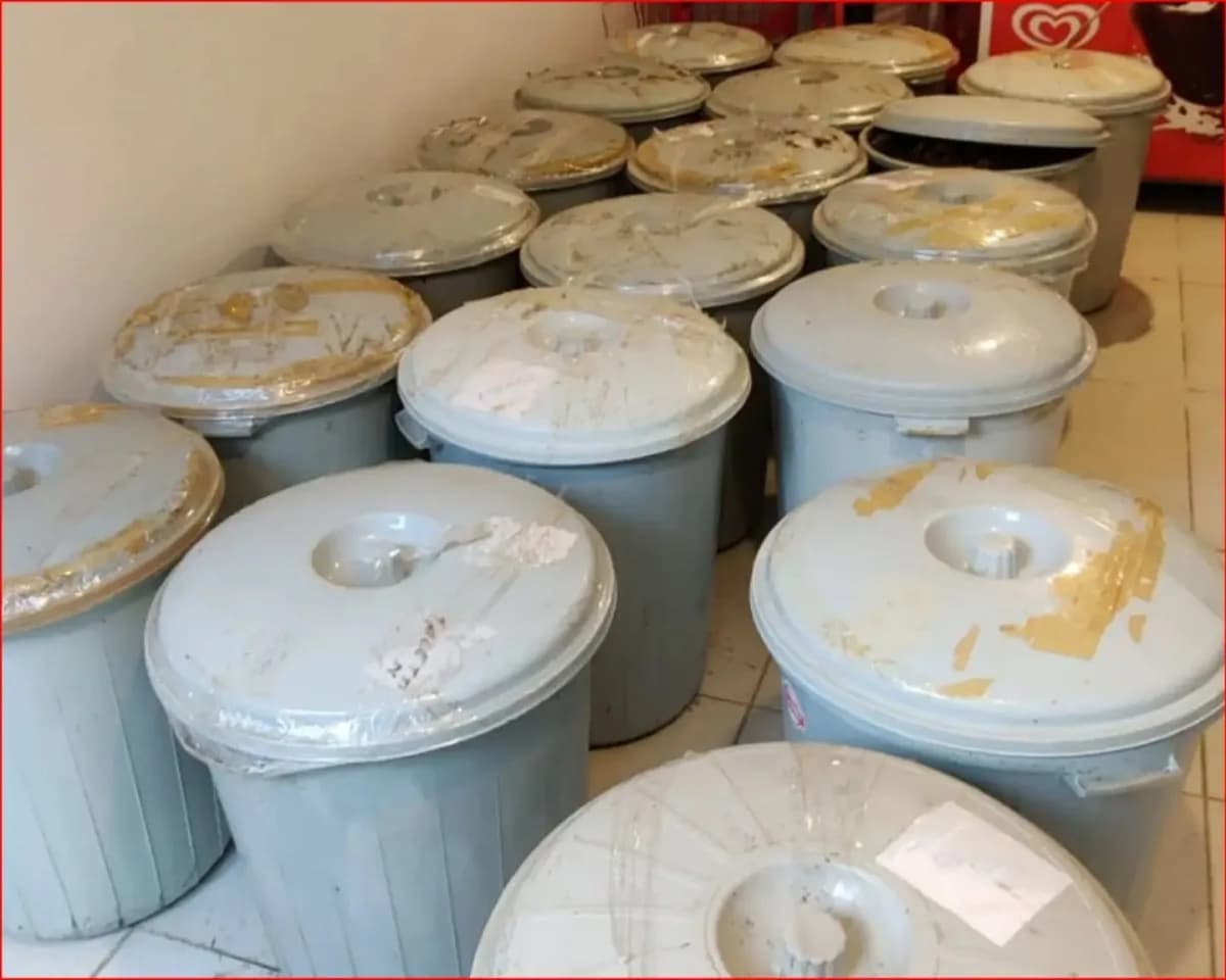 Bolu’da Jandarma ekiplerinin denetiminde, 18 kovada yaklaşık 650 kilo menşei belirsiz ve bozulmuş midye ele geçirildi. M