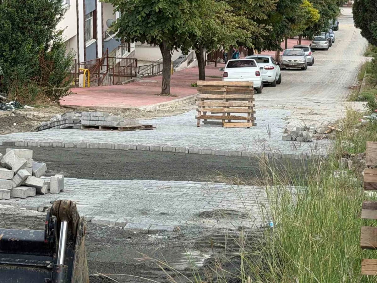 Boyabat ilçesinde, Çamlıca Mahallesi Nurettin Zengin Caddesi’nde bozulan yolun yeniden düzenlenmesi için çalışma başlatı