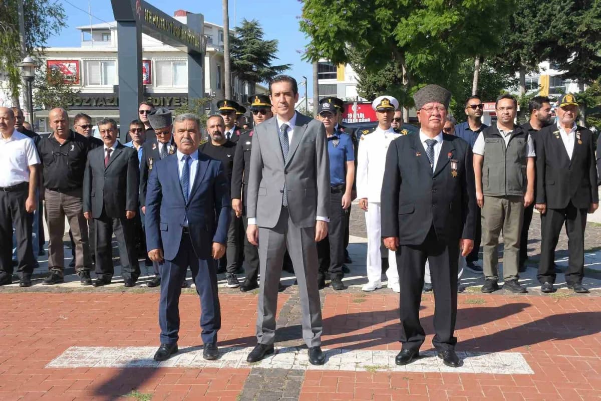 Mersin’in Bozyazı ilçesinde 19 Eylül Gaziler Günü, düzenlenen törenle kutlandı.
