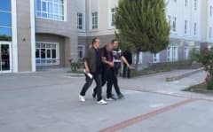 Burdur polis ekipleri tarafından yakalanan 17 yıl hapis cezası bulunan şahıs