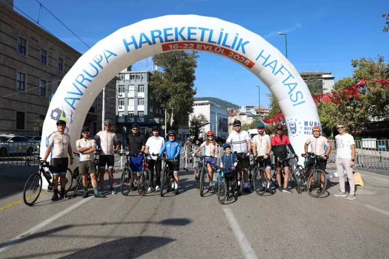 Bursa Büyükşehir Belediyesi, Avrupa Hareketlilik Haftası kapsamında Heykel Atatürk Caddesi’ni ‘arabasız Bir Gün, Hareket