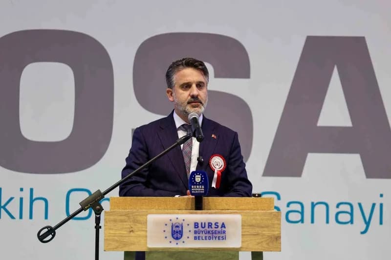 Bursa Barakfakih OSB’de açılan 32’nci itfaiye istasyonundan görünüm ve itfaiye araçları