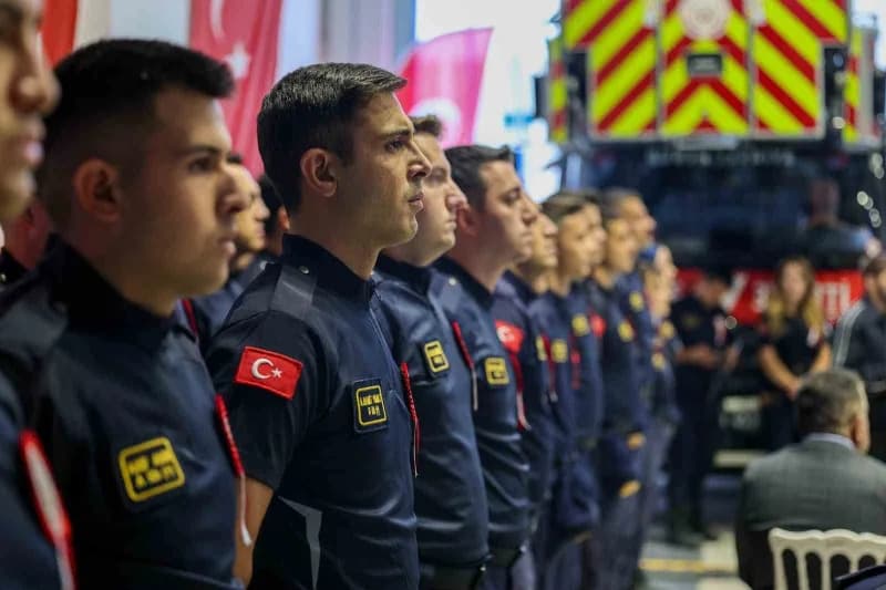 Bursa Büyükşehir Belediye Başkan Vekili Şahin Biba, İl genelinde 32'nci İtfaiye istasyonunu Kestel ilçesindeki Barakfaki