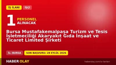 Bursa Mustafakemalpaşa Turizm 1 tanker şoförü alımı yapacak
