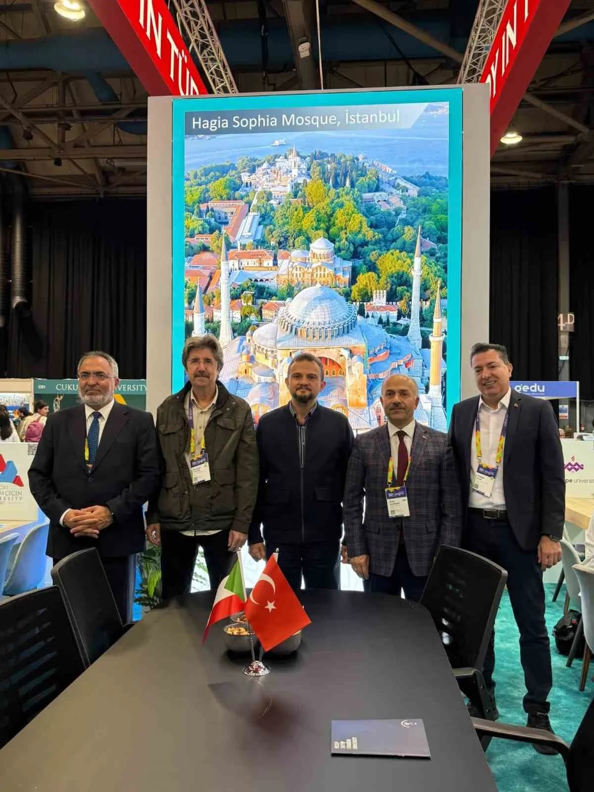 Bursa Uludağ Üniversitesi heyeti EAIE 2026 konferansında uluslararası iş birlikleri için görüşmeler yapıyor