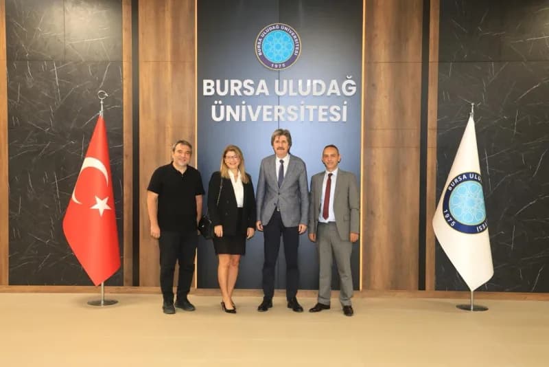 Bursa Uludağ Üniversitesi kampüsünde Erasmus Mundus projeleri kapsamında akademisyenler toplantı yapıyor