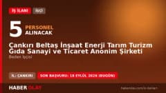 Çankırı Beltaş İnşaat Enerji Tarım Turizm Gıda Sanayi ve Ticaret A.Ş. beden işçisi alımı ilanı