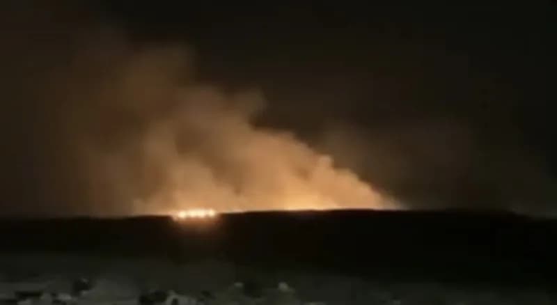 Çankırı Kızılırmak ilçesinde ekiplerin müdahalesiyle kontrol altına alınan arazi yangını
