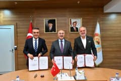 Denizli Çardak OSB Mesleki Eğitim Merkezi binası ve protokol imza töreni