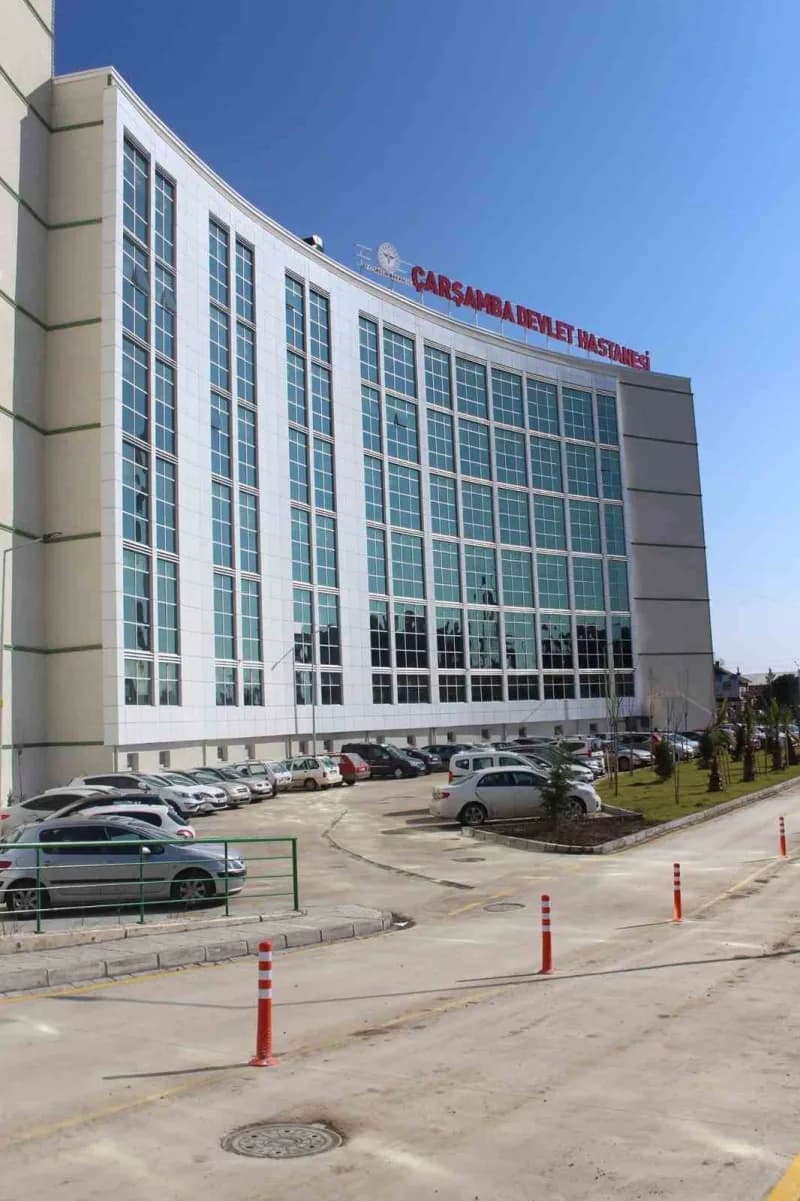 Çarşamba Devlet Hastanesi binası ve sağlık hizmetleri